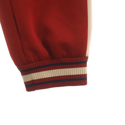 Gucci Neoprene Track Webbed Pant Side Logo Pants Red — view 5