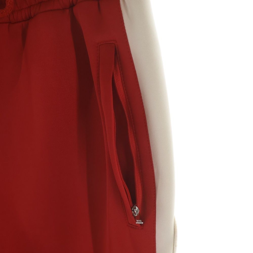Gucci Neoprene Track Webbed Pant Side Logo Pants Red — view 6