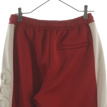 Gucci Neoprene Track Webbed Pant Side Logo Pants Red — view 4