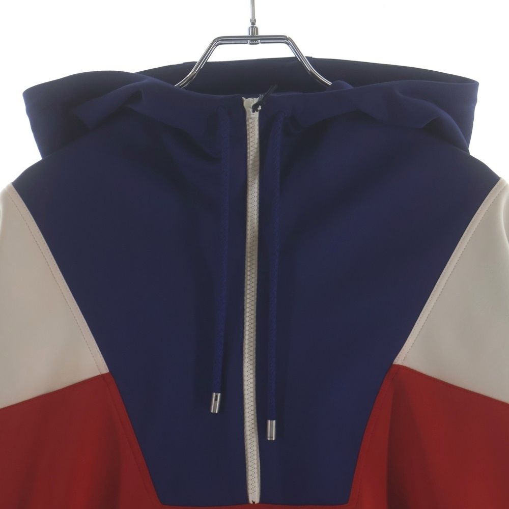 Gucci Neoprene Half Zip Webbed Jacket Napoleon Multicolor — view 3