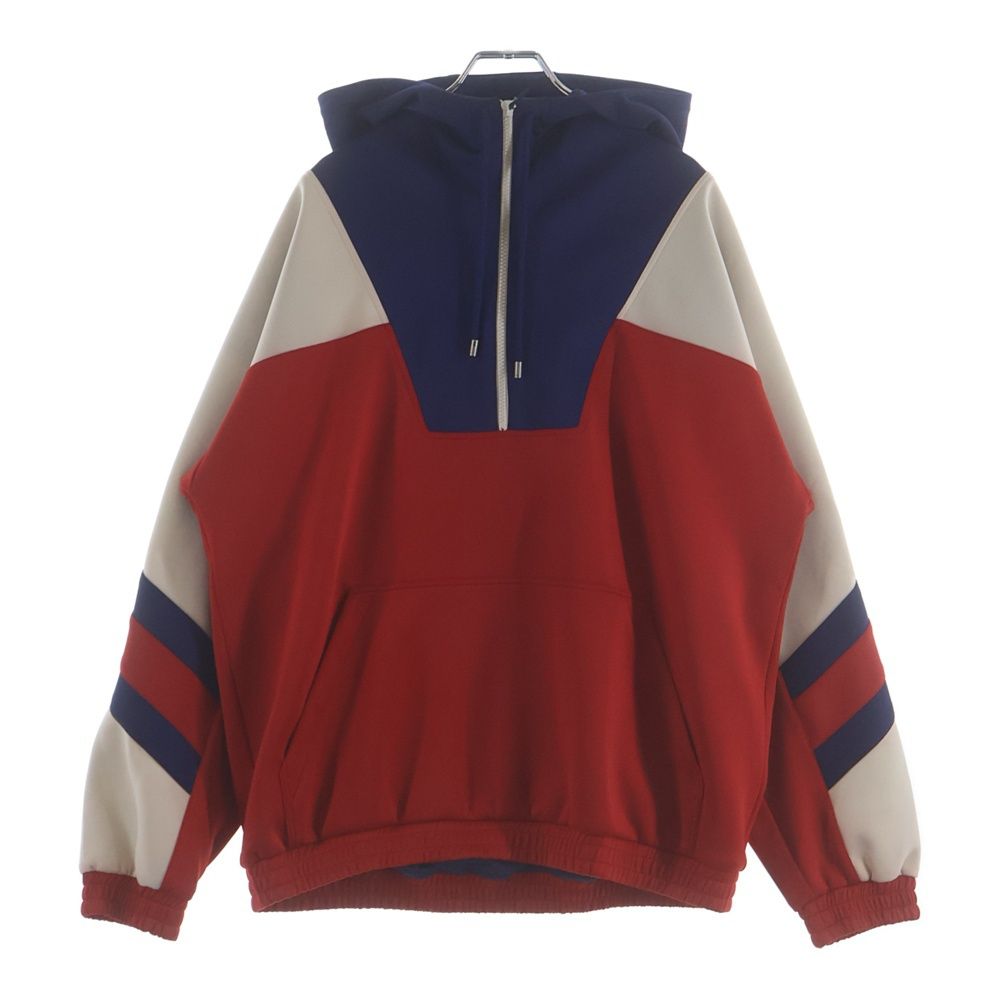 Gucci Neoprene Half Zip Webbed Jacket Napoleon Multicolor — view 2