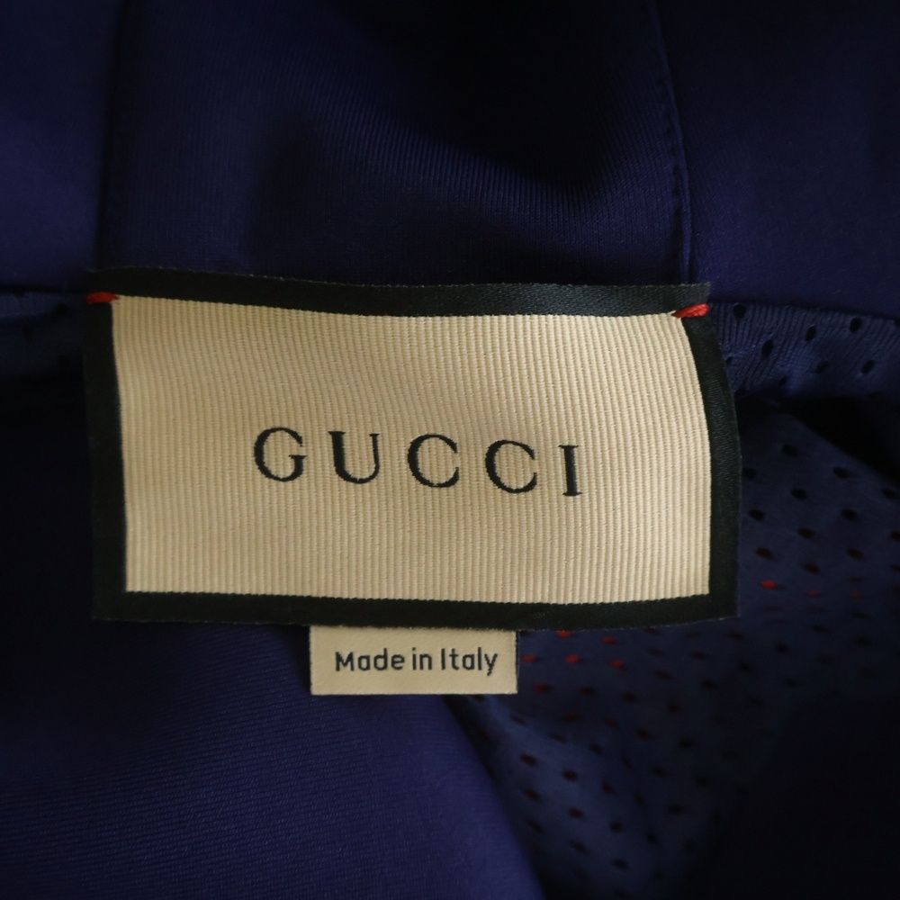 Gucci Neoprene Half Zip Webbed Jacket Napoleon Multicolor — view 8