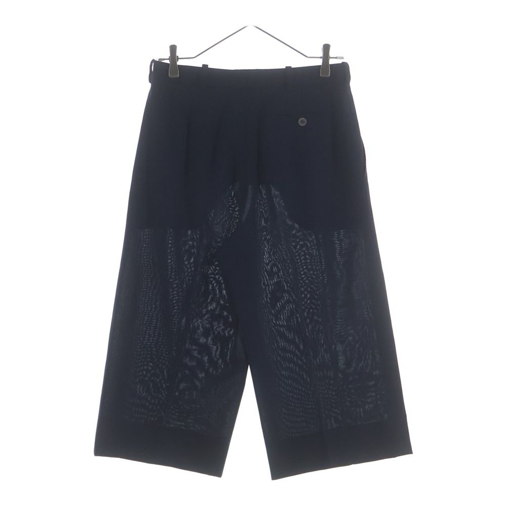 Hermes Wool Cropped Pants Navy — view 2