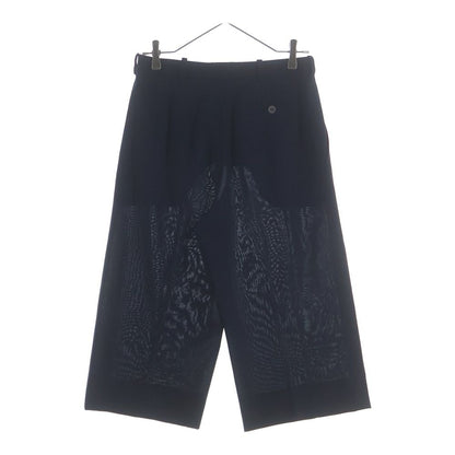 Hermes Wool Cropped Pants Navy — view 2