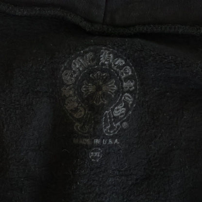 Chrome Hearts Sweatshirt HD Zip T Bar Daga Zip Backache Logo Zip Hoodie Black — view 7