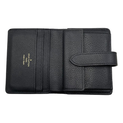 Louis Vuitton Bifold Wallet Portefeuille Louuki Compact Cowhide Leather Padlock — view 6