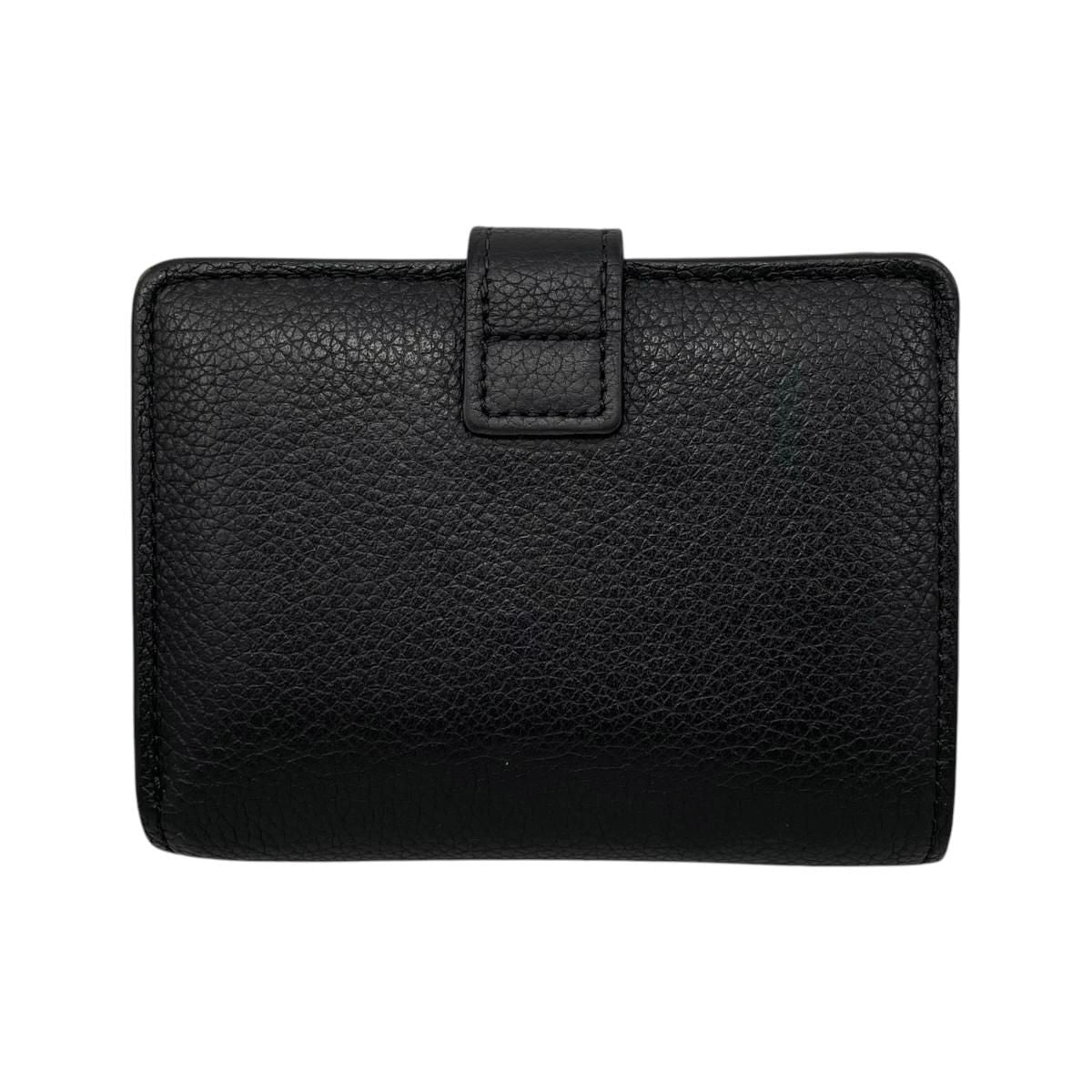 Louis Vuitton Bifold Wallet Portefeuille Louuki Compact Cowhide Leather Padlock — view 2