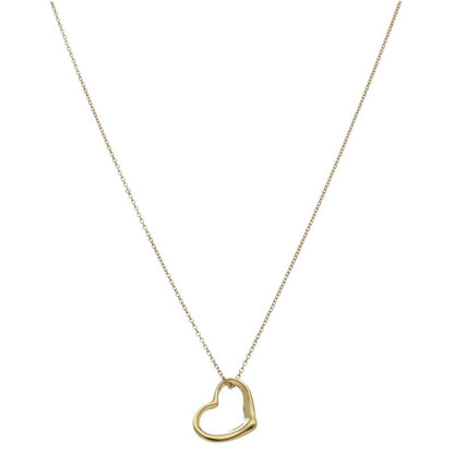Tiffany & Co Open Heart Necklace 18k Yellow Gold — view 2