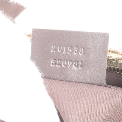 Gucci GG Supreme Leather Shoulder Bag Crossbody Messenger Brown Rem — view 9