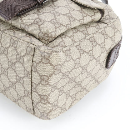 Gucci GG Supreme Leather Tote Shoulder Hand Brown — view 4