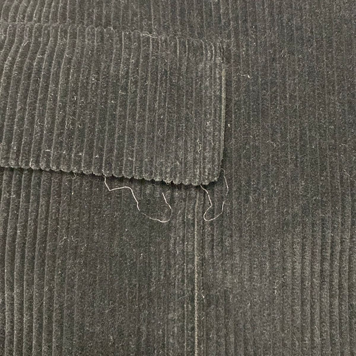 Dolce & Gabbana Jacket 44 S Black Navy Long Sleeve Corduroy Denim Layered — view 8