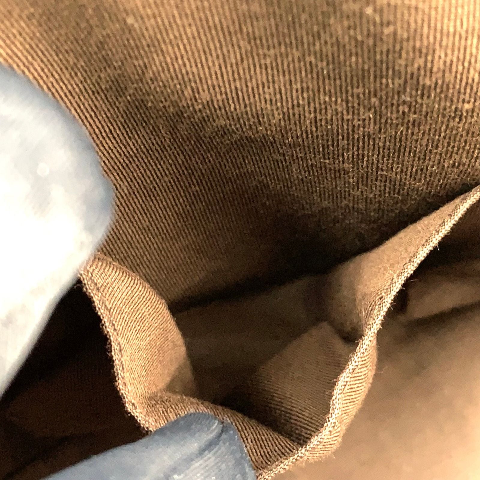 Gucci New Brit GG Canvas Leather Khaki Beige Brown Tote Gold — view 6