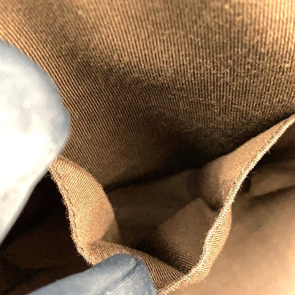 Gucci New Brit GG Canvas Leather Khaki Beige Brown Tote Gold — view 6