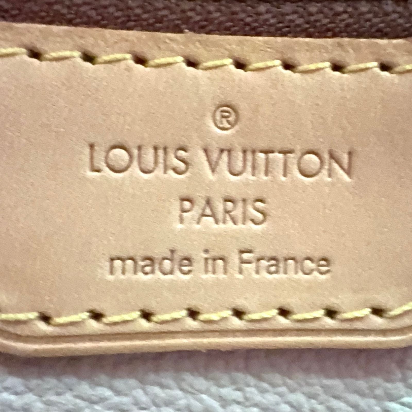 Louis Vuitton Bucket PM Monogram Leather Brown Shoulder Bag Gold — view 4