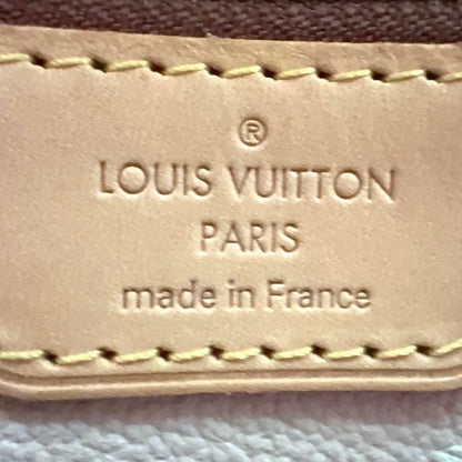 Louis Vuitton Bucket PM Monogram Leather Brown Shoulder Bag Gold — view 4