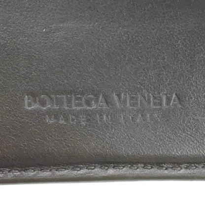 Bottega Veneta Bifold Leather Black Wallet Silver — view 4