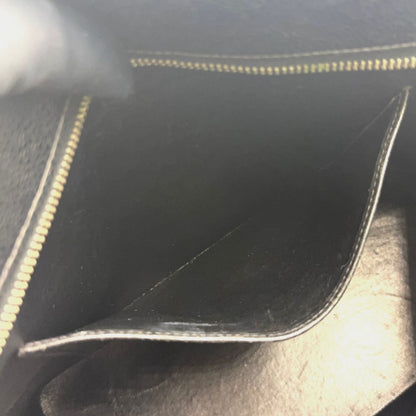 Chanel CC Logo Reprint Caviar Leather Black Tote Silver — view 8