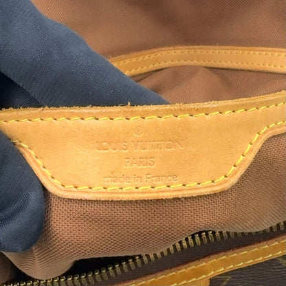 Louis Vuitton Palermo GM Monogram Leather Brown Shoulder Bag Gold — view 4