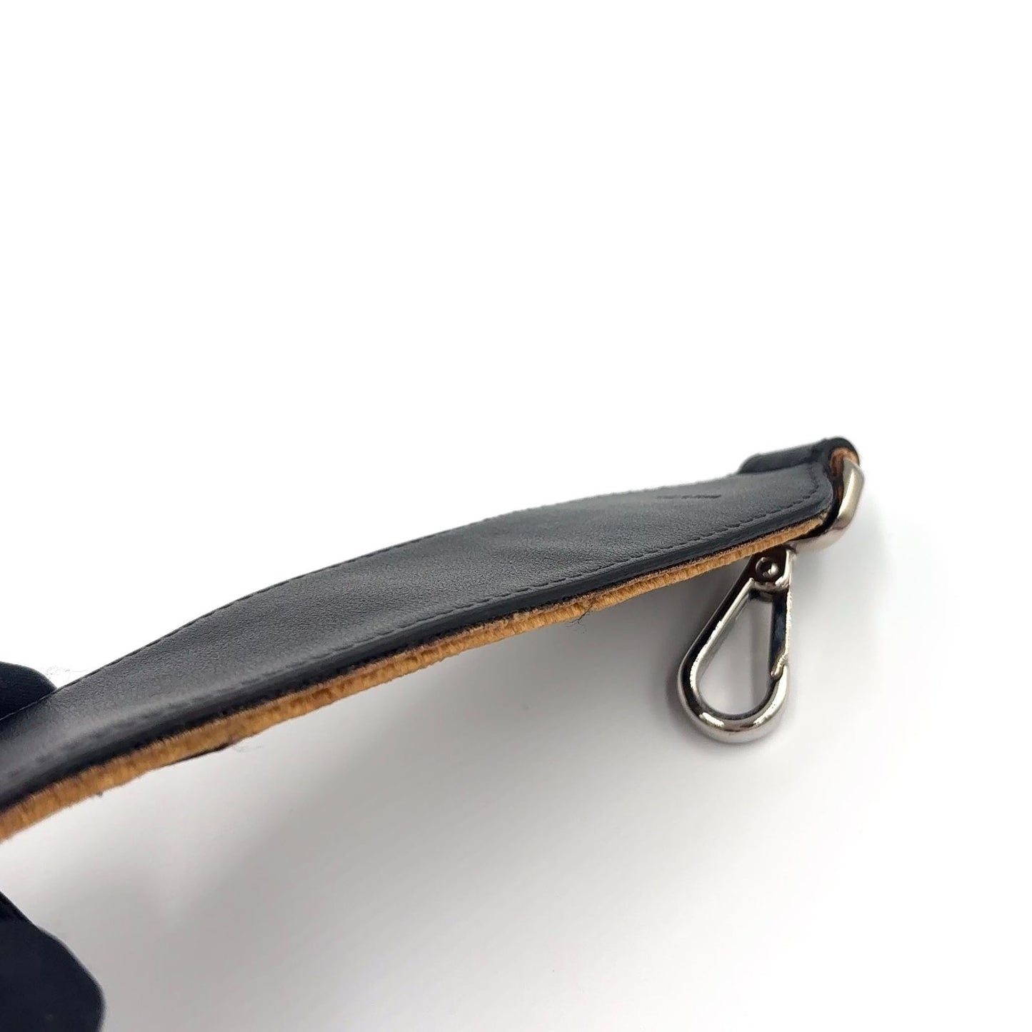 Fendi Strap You Mini Velour Brown Black Silver — view 8