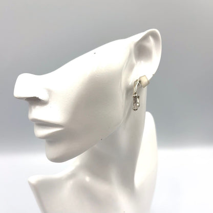 Tiffany & Co Bamboo Hoop Silver Earrings — view 8