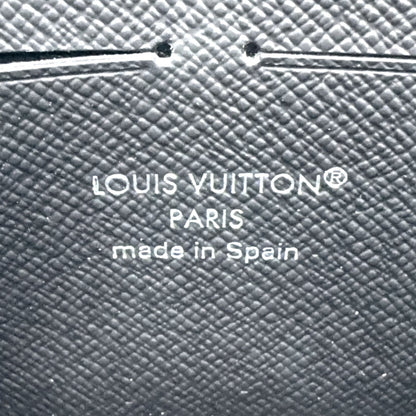 Louis Vuitton Zippy Wallet Horizontal Monogram Eclipse Black Silver — view 5