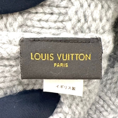 Louis Vuitton Bonnet Helsinki Damier Beanie Knit Cap Cashmere Gray Hat — view 4