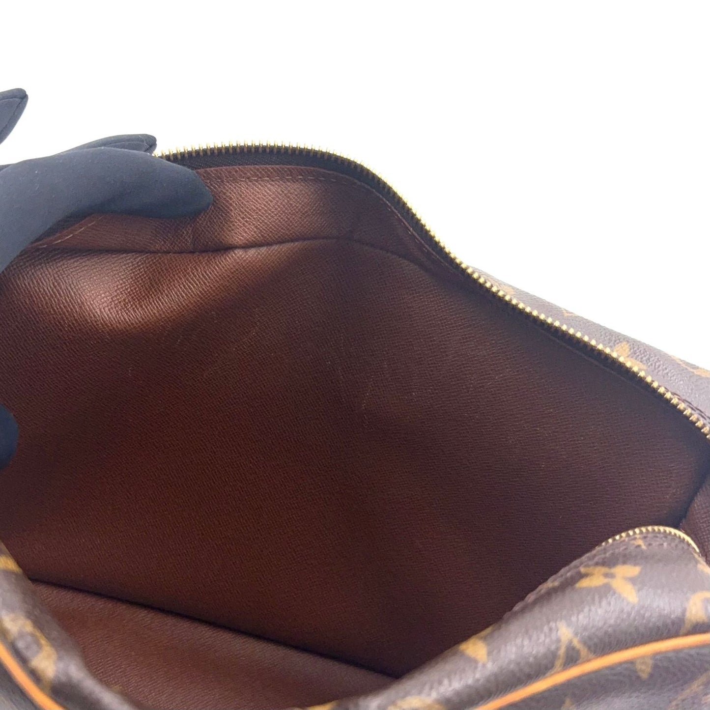 Louis Vuitton Trocadero 30 Monogram Leather Brown Shoulder Bag Gold — view 5