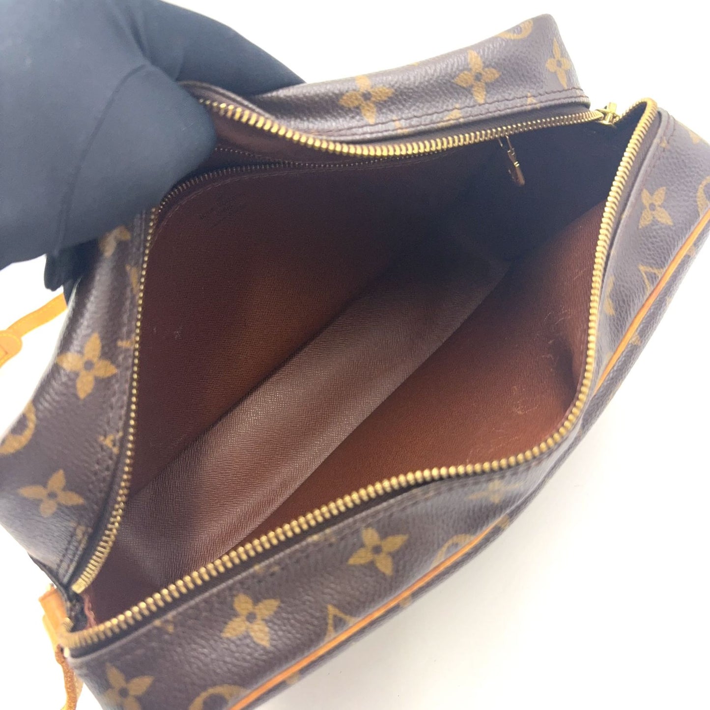 Louis Vuitton Trocadero 30 Monogram Leather Brown Shoulder Bag Gold — view 3