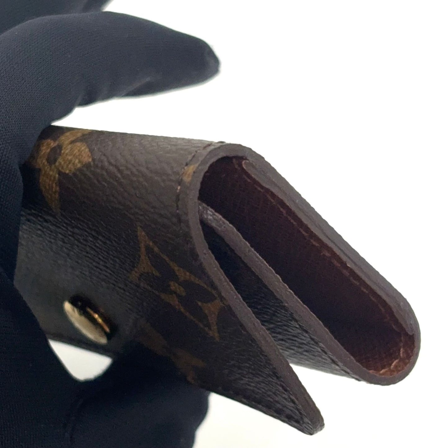Louis Vuitton Multicles 4 Monogram Brown Key Case Gold Key Holder — view 7