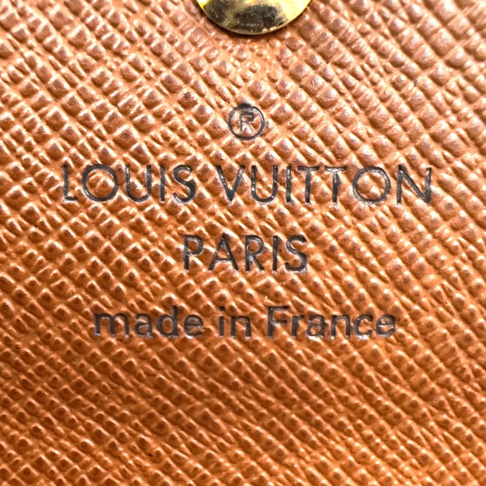 Louis Vuitton Multicles 4 Monogram Brown Key Case Gold Key Holder — view 4