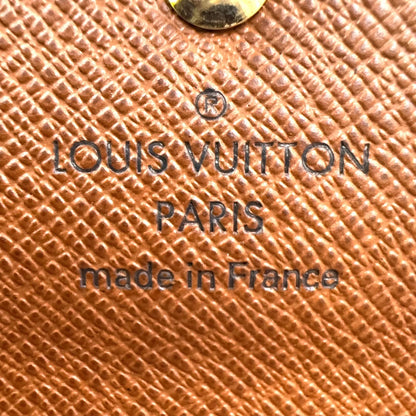 Louis Vuitton Multicles 4 Monogram Brown Key Case Gold Key Holder — view 4