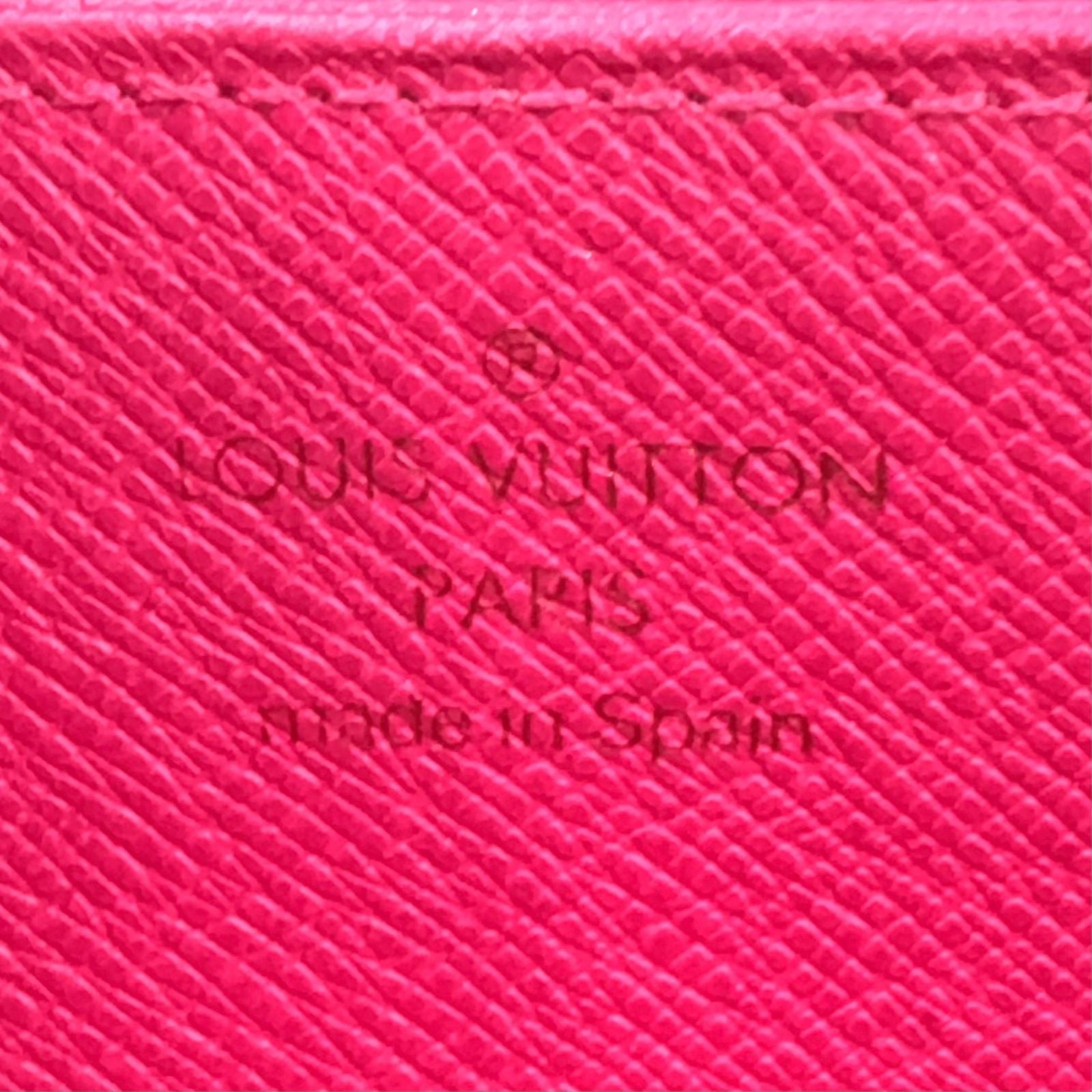 Louis Vuitton Zippy Wallet Monogram Multicolor Noir Grenade Black Round Gold — view 5
