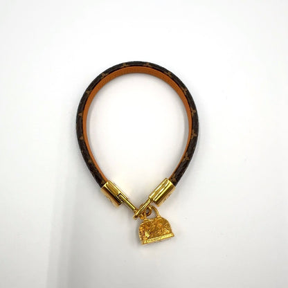Louis Vuitton Bracelet Alma Monogram Gold Brown — view 4