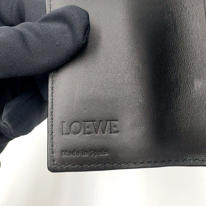 Loewe Anagram 6 Leather Gray Key Case Silver Key Holder — view 4