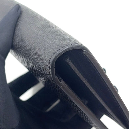 Louis Vuitton Portefeuille Brazza Taiga Leather Black Bifold Wallet Silver — view 5