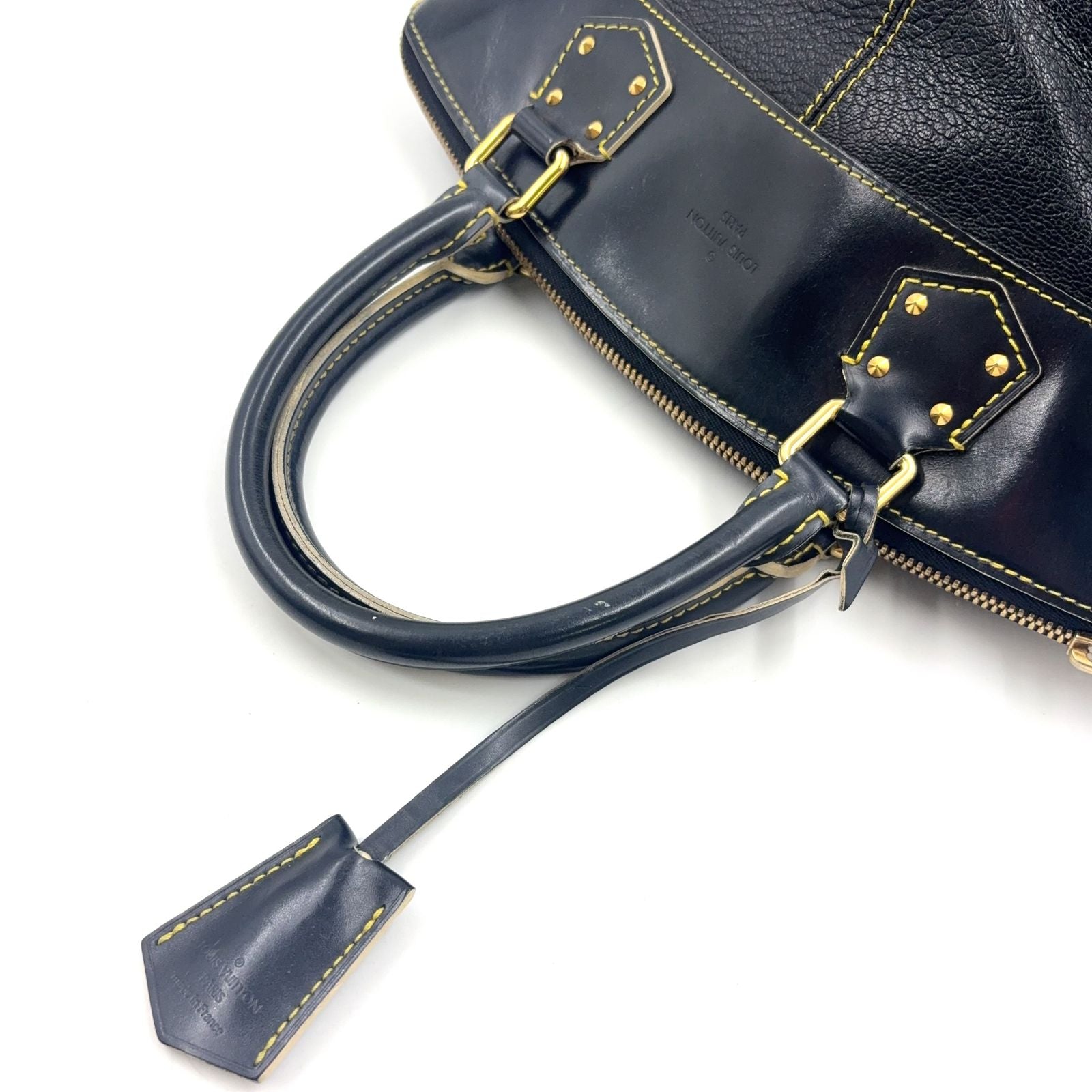 Louis Vuitton Lockit PM Suhali Noir Leather Black Handbag — view 5