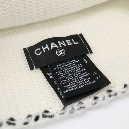 Chanel Like Cashmere Silk Blend CC Logo Knit Cap Beanie Hat — view 6