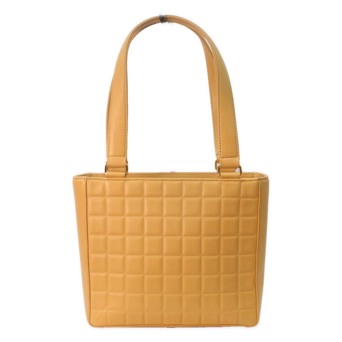 Chanel Beige Lambskin Gold Choco Bar Handbag — view 3