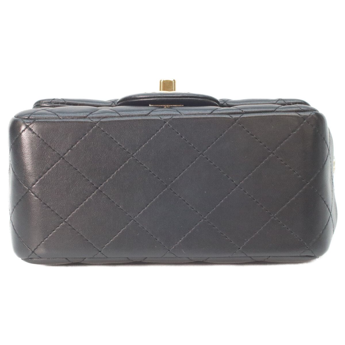 Chanel Black Lamb Gold Mini Quilted 17 Shoulder Bag — view 5
