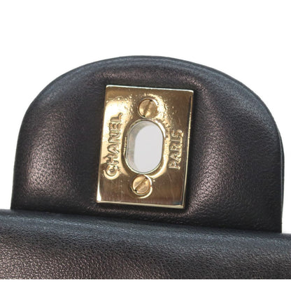 Chanel Black Lamb Gold Mini Quilted 17 Shoulder Bag — view 9