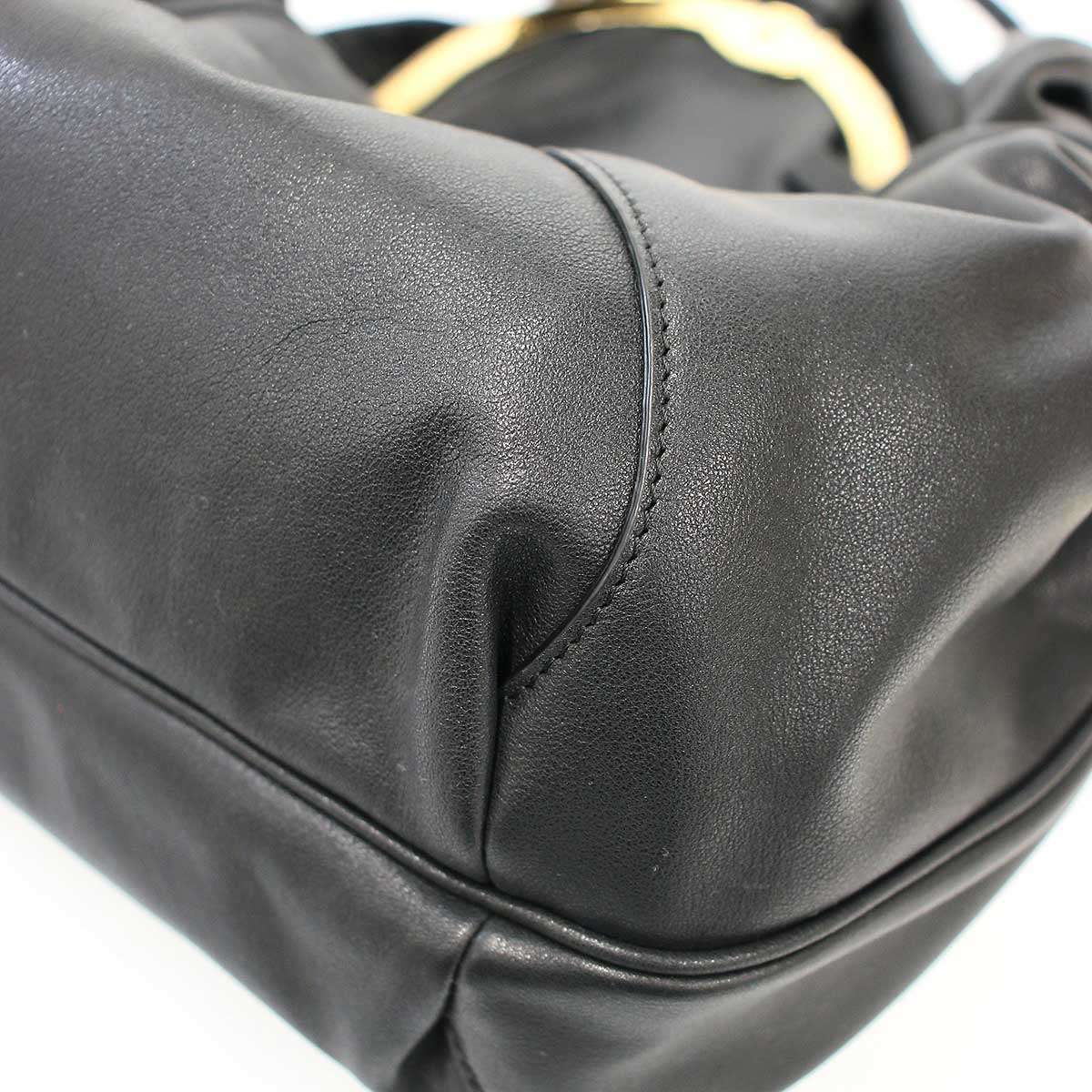 Fendi Spy Small Leather Shoulder Bag Black — view 7