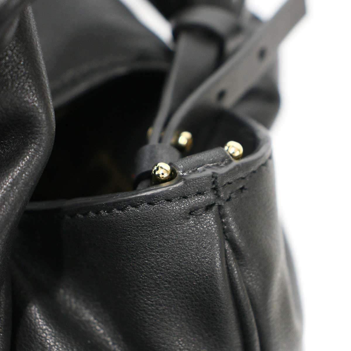 Fendi Spy Small Leather Shoulder Bag Black — view 8