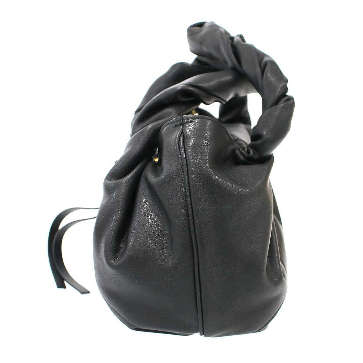Fendi Spy Small Leather Shoulder Bag Black — view 3