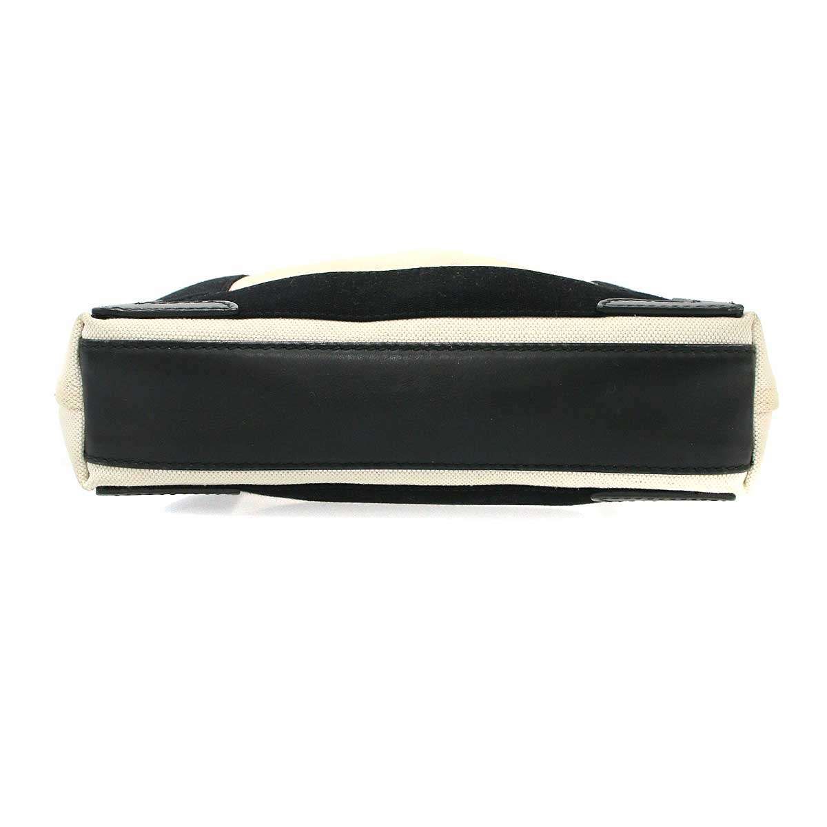 Balenciaga Navy Cabas XS Canvas Shoulder Bag Ivory — view 4