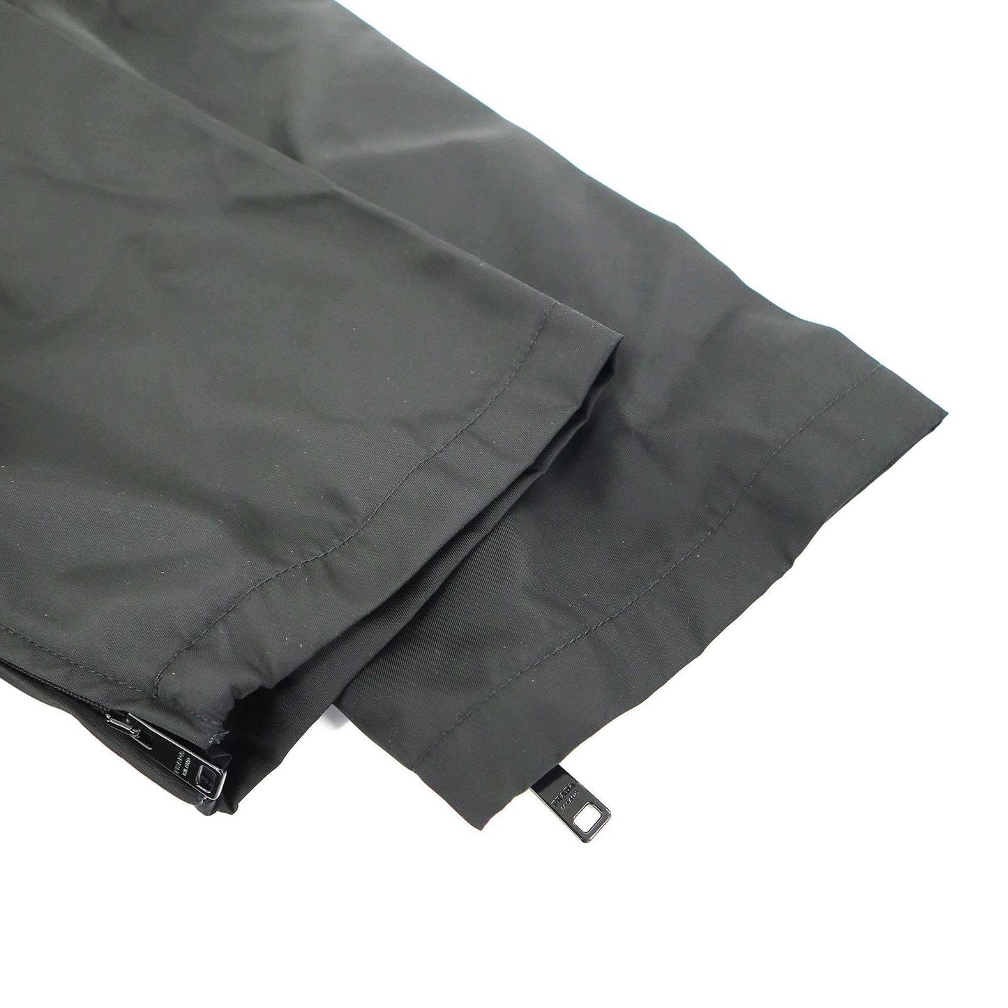 Prada Re-Nylon Anorak Hoodie Black — view 5