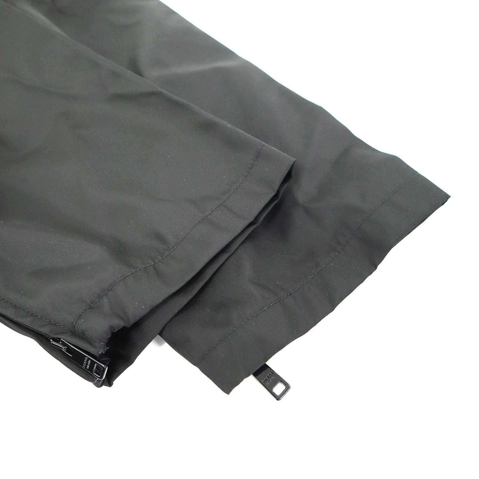 Prada Re-Nylon Anorak Hoodie Black — view 5