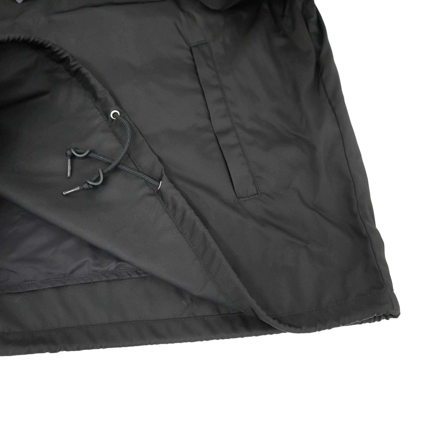 Prada Re-Nylon Anorak Hoodie Black — view 6