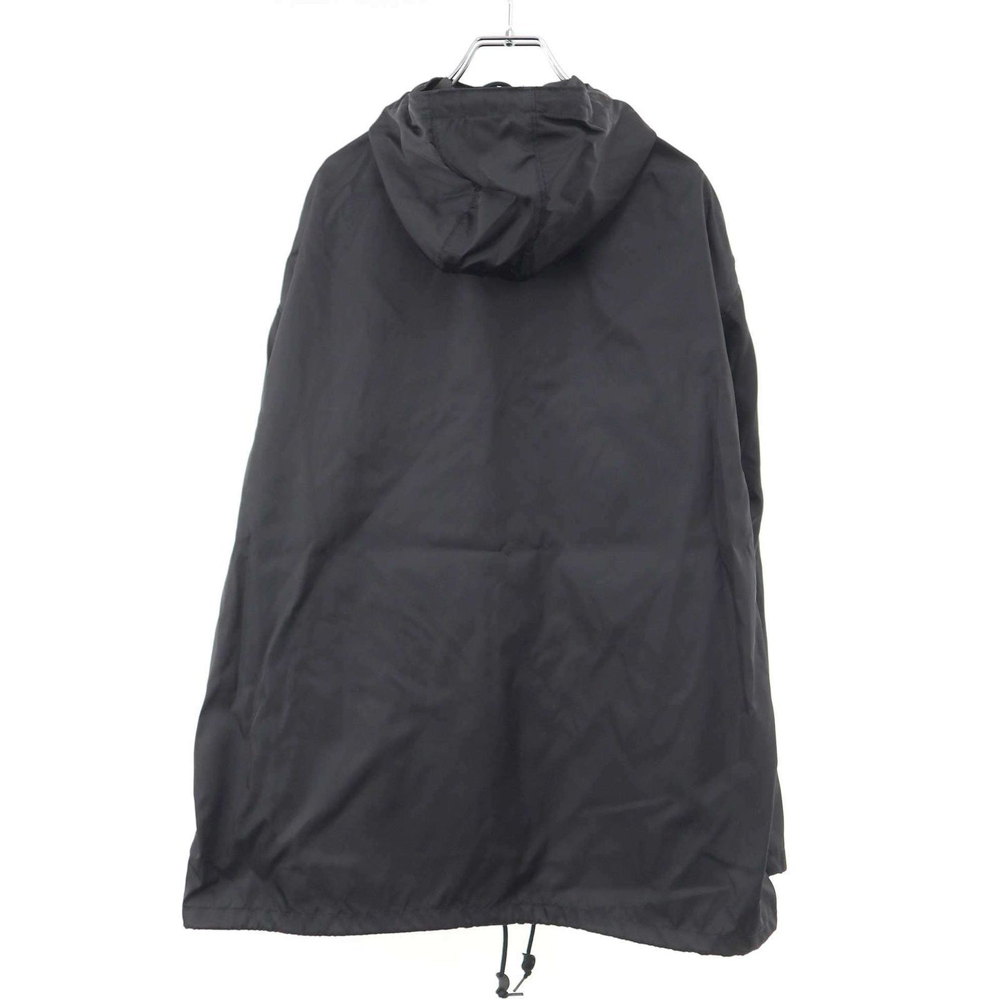 Prada Re-Nylon Anorak Hoodie Black — view 2