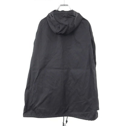 Prada Re-Nylon Anorak Hoodie Black — view 2