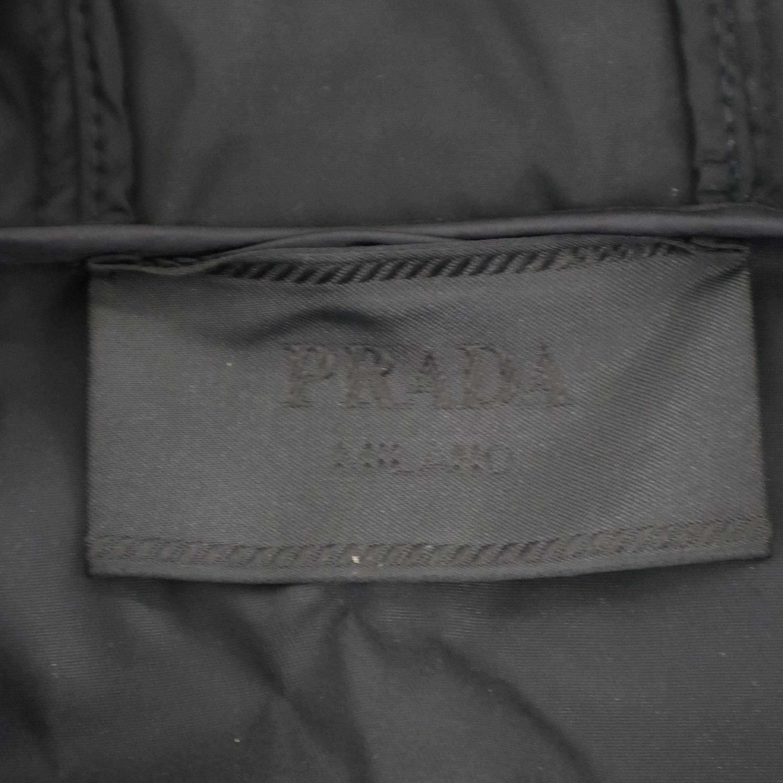 Prada Re-Nylon Anorak Hoodie Black — view 3